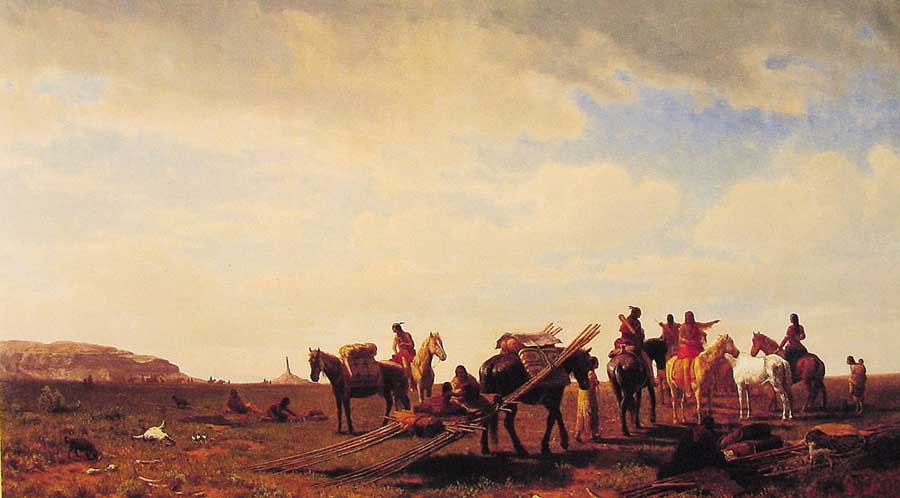 Indians Travelling near Fort Laramie